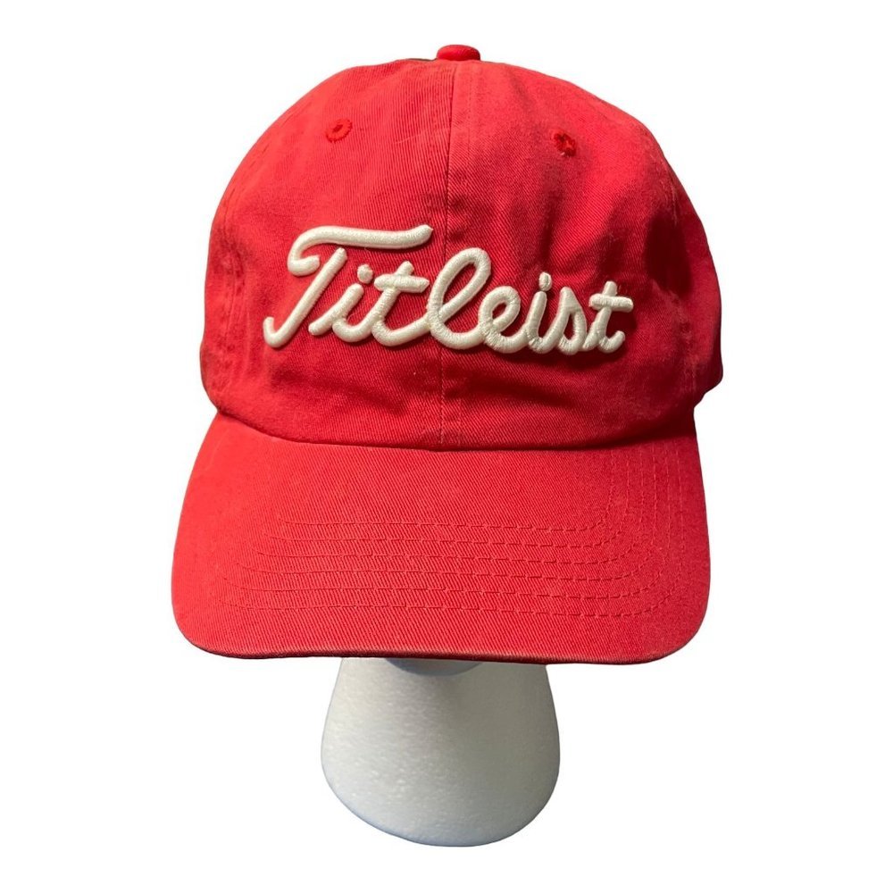 Titleist Red adjustable cap